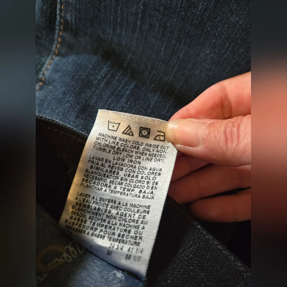 Women's Wrangler Q-Baby Ultimate Riding Jeans Size 7/8 X 34 - Picture 11 of 11